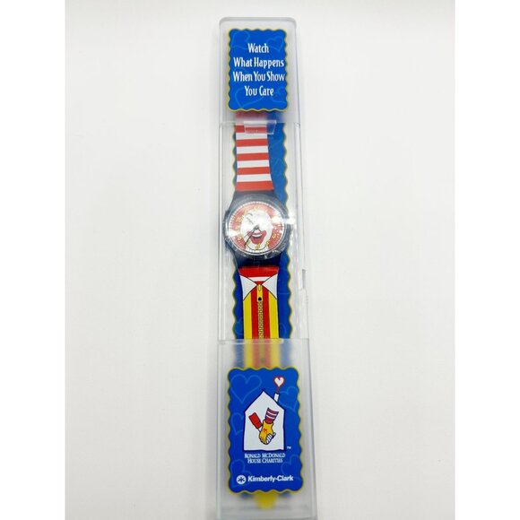 Vintage 1996 McDonald's Ronald McDonald Wrist Watch - NIB - Picture 2 of 5